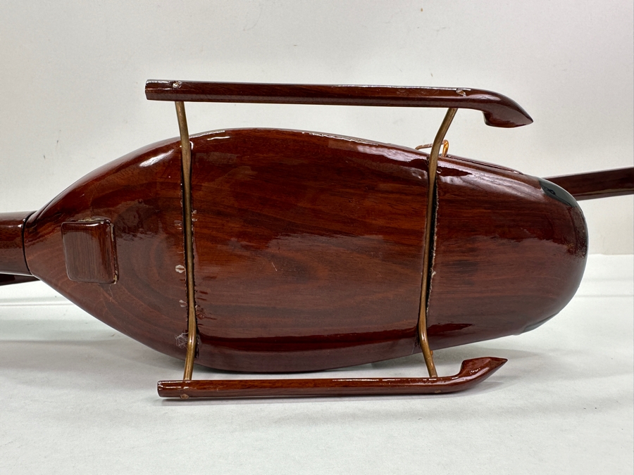 Wooden Bell UH-1 Iroquois 'Huey' Helicopter Model 25'W X 7'H [Photo 15]