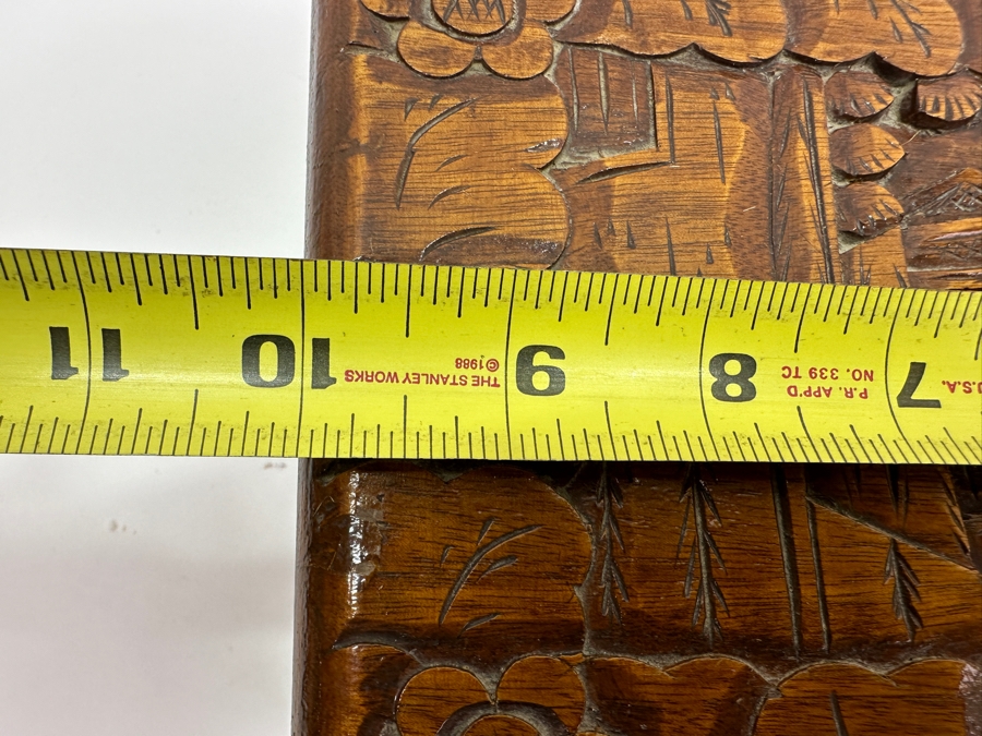 Vintage Hand Carved Chinese Box 10'W X 6'D X 6'H [Photo 9]