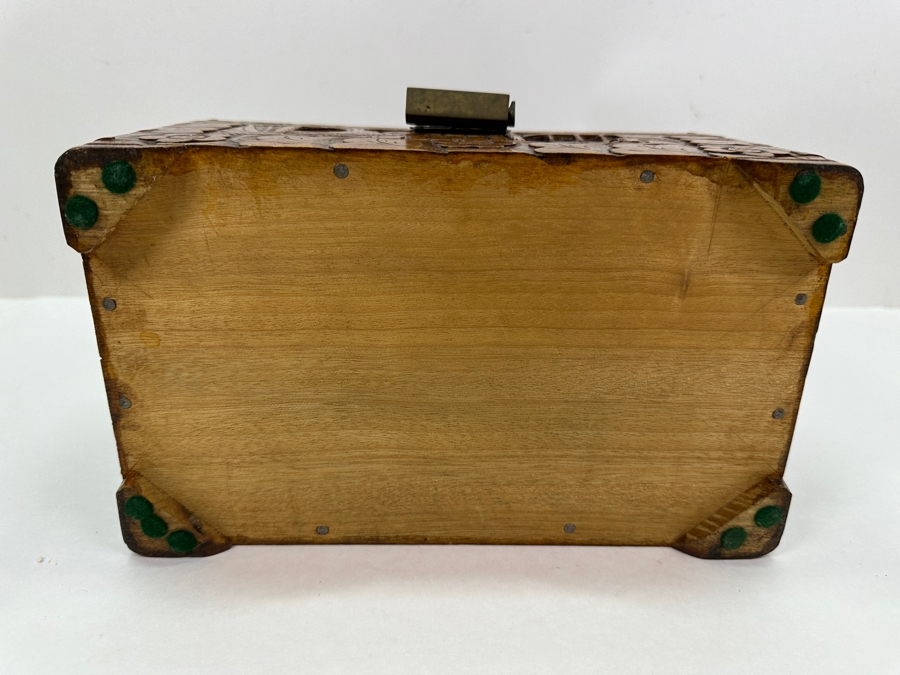 Vintage Hand Carved Chinese Box 10'W X 6'D X 6'H [Photo 7]