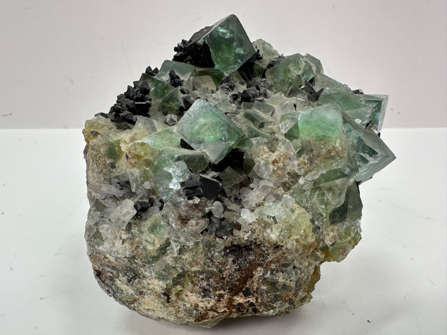 Large Fluorite Specimen On Matrix 5'W X 4'H 1,756g [Photo 6]