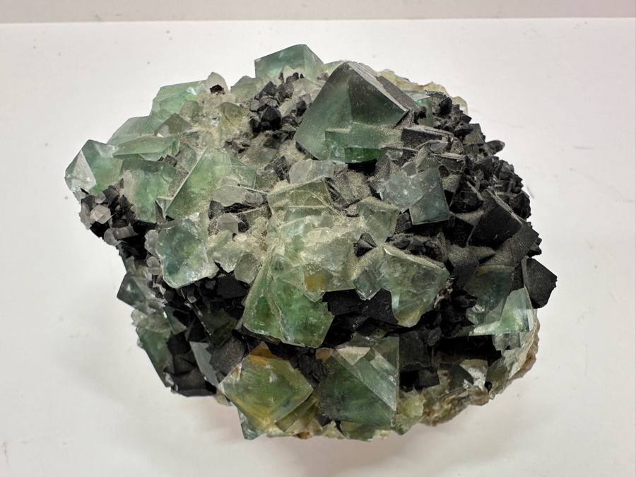 Large Fluorite Specimen On Matrix 5'W X 4'H 1,756g [Photo 12]