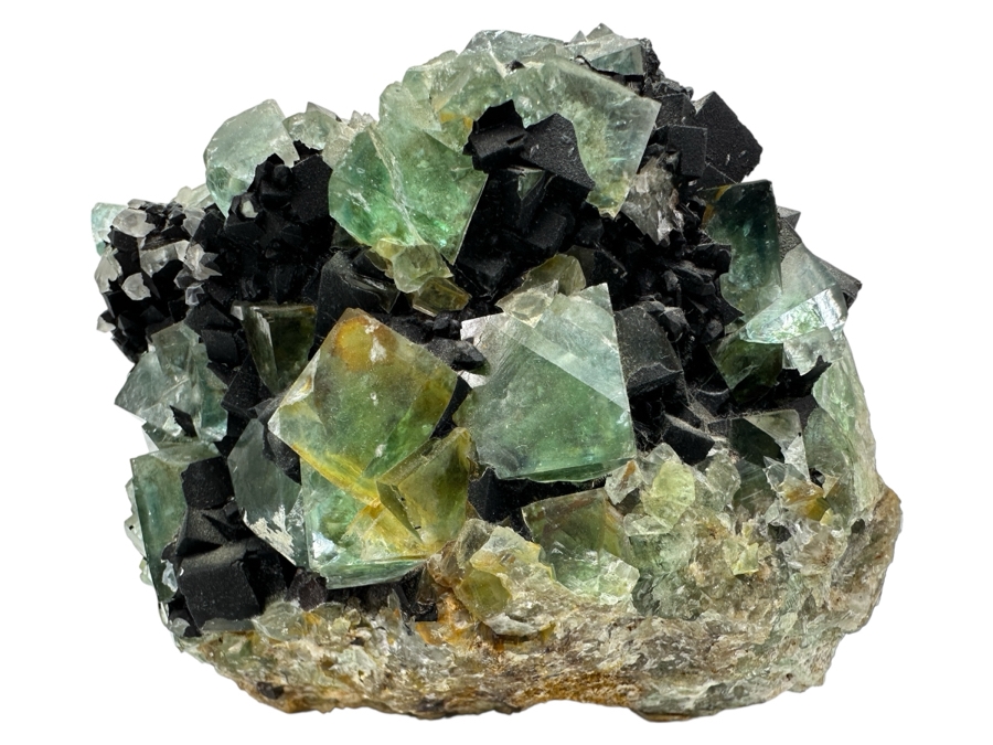 Large Fluorite Specimen On Matrix 5'W X 4'H 1,756g
