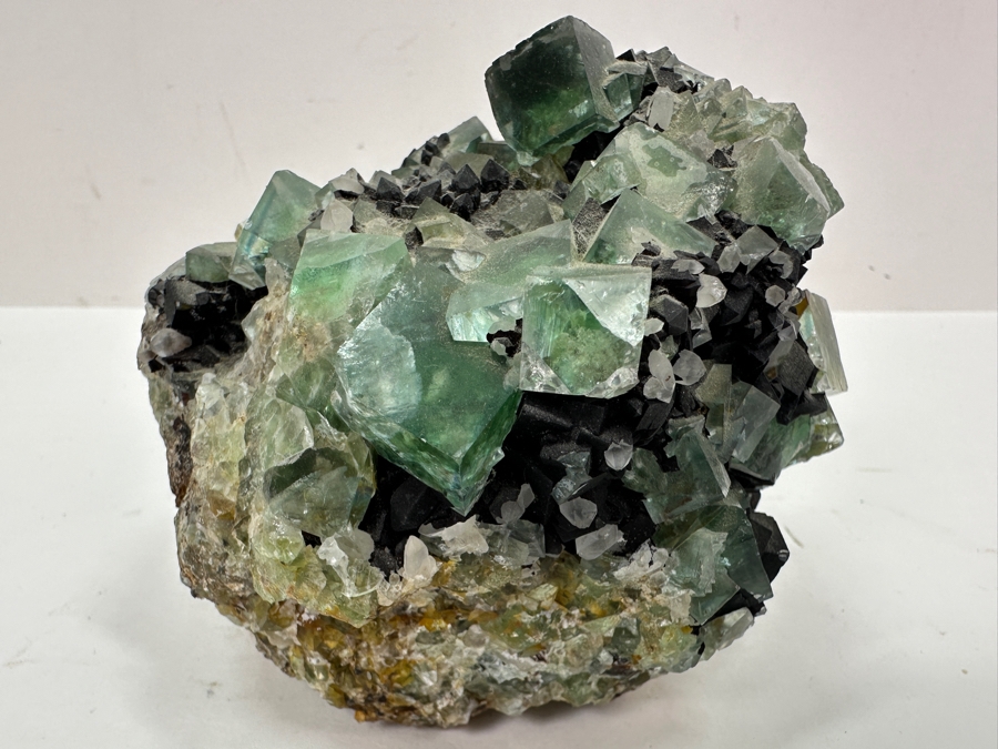 Large Fluorite Specimen On Matrix 5'W X 4'H 1,756g [Photo 2]