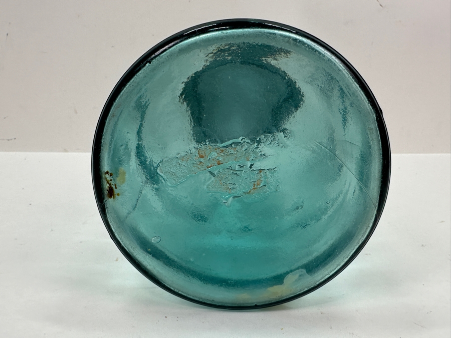 Antique Swayzee's Improved Blue Mason Jar 9'H [Photo 7]