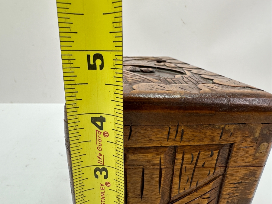 Vintage Hand Carved Chinese Box 8'W X 4'D X 4.25'H [Photo 11]
