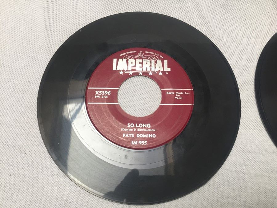 45 Vinyl Records Imperial Fats Domino X5396, X5386, 5442