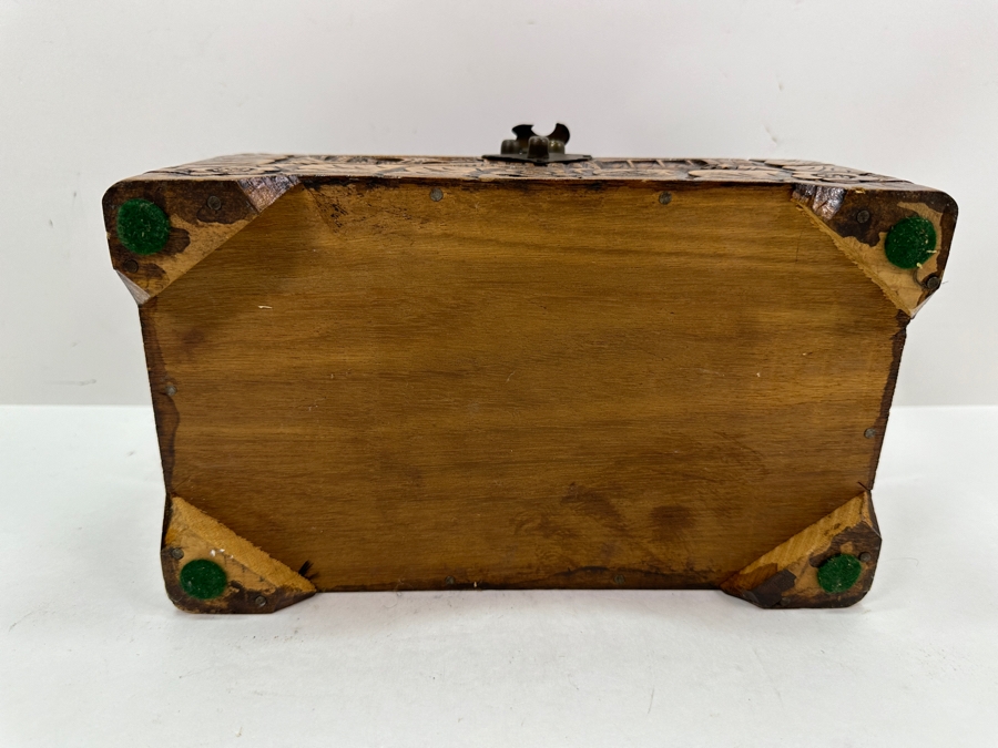 Vintage Hand Carved Chinese Box 10'W X 6'D X 5.5'H [Photo 8]