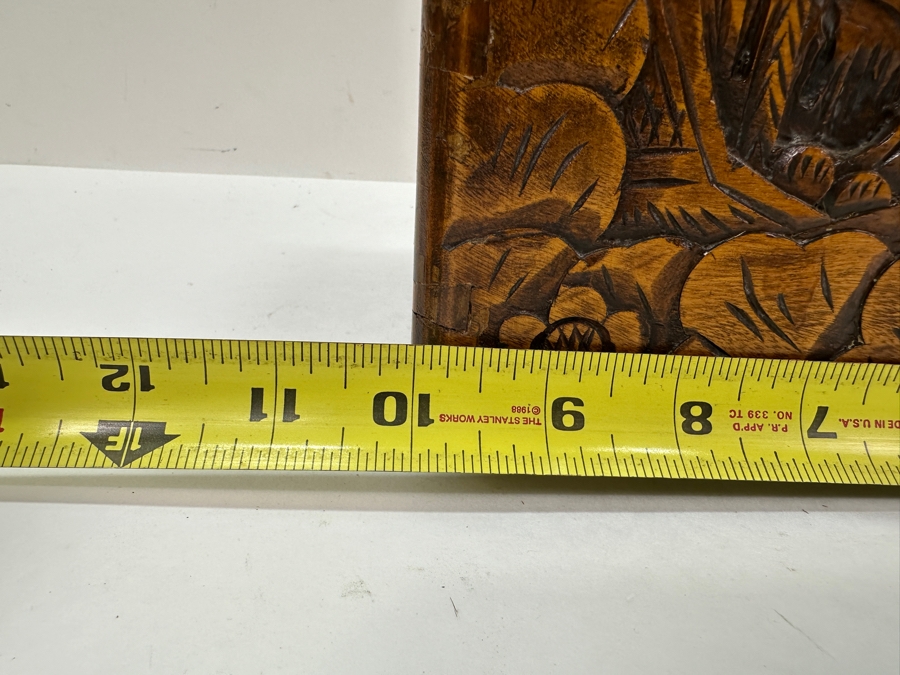 Vintage Hand Carved Chinese Box 10'W X 6'D X 5.5'H [Photo 10]