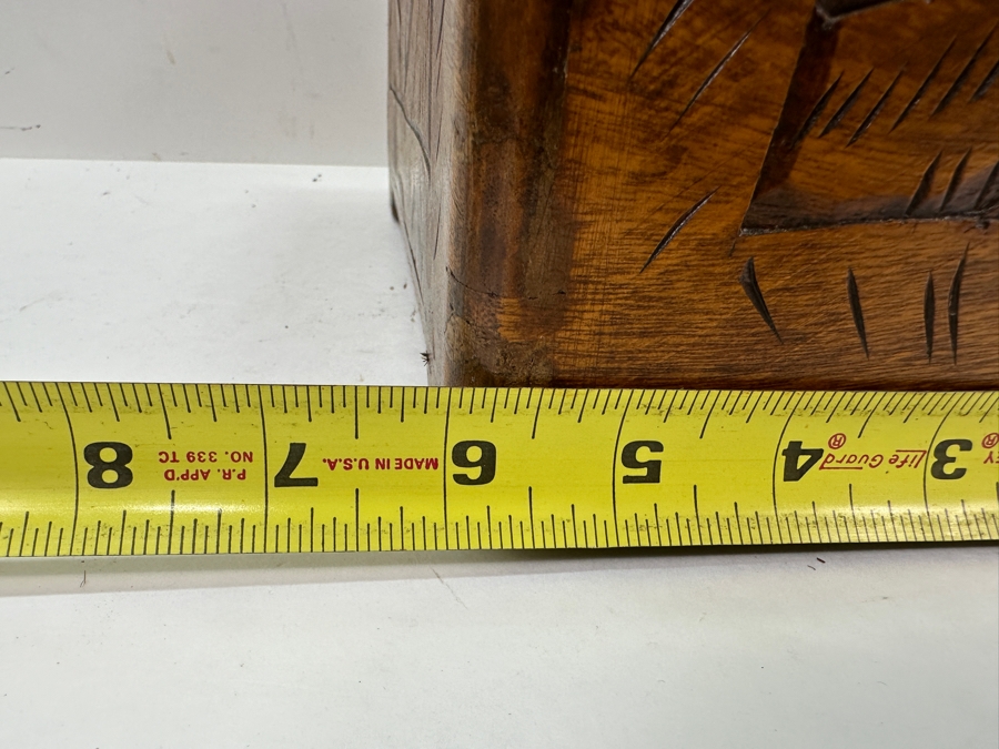 Vintage Hand Carved Chinese Box 10'W X 6'D X 5.5'H [Photo 11]