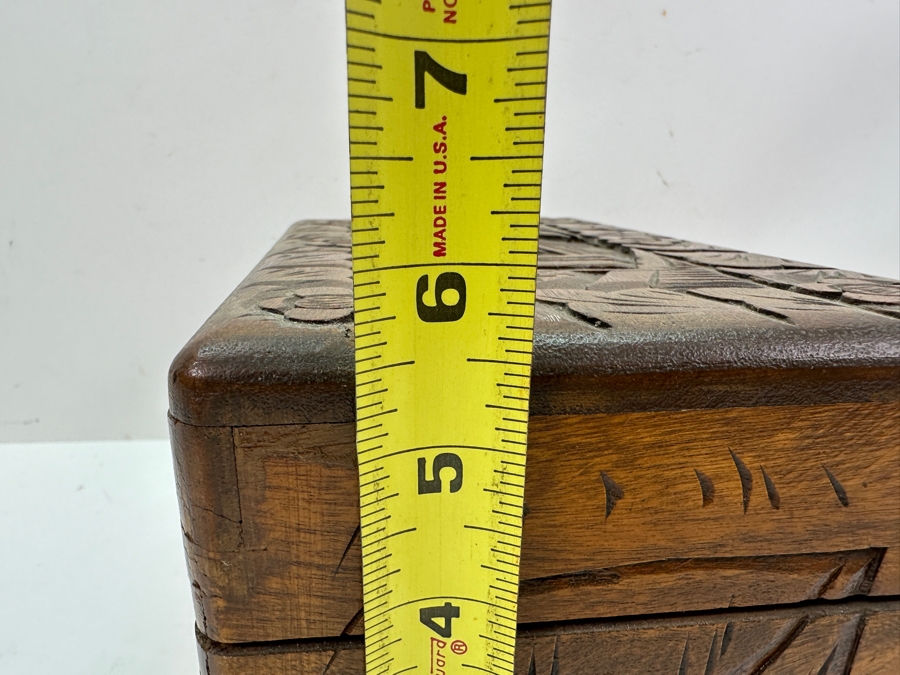 Vintage Hand Carved Chinese Box 10'W X 6'D X 5.5'H [Photo 12]