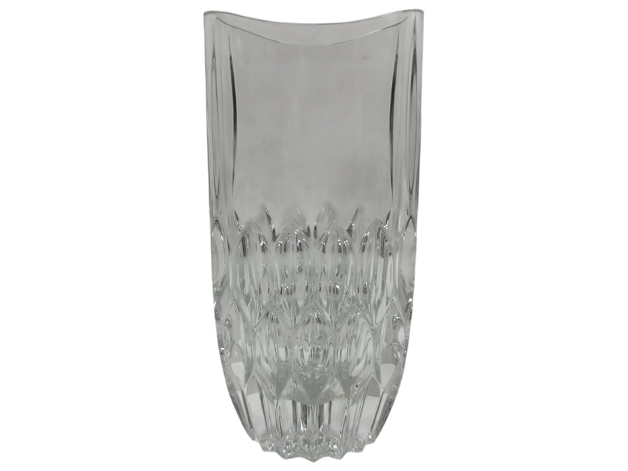 Vintage Gorham Althea Pattern Crystal Vase 9' H