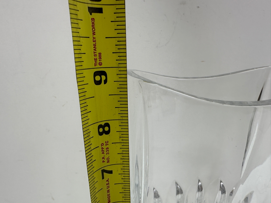 Vintage Gorham Althea Pattern Crystal Vase 9' H [Photo 5]