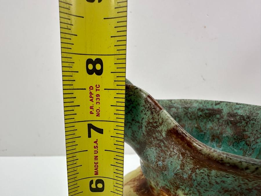 Vintage Belgium Hand Painted Glazed Pitcher 7.5'H [Photo 7]