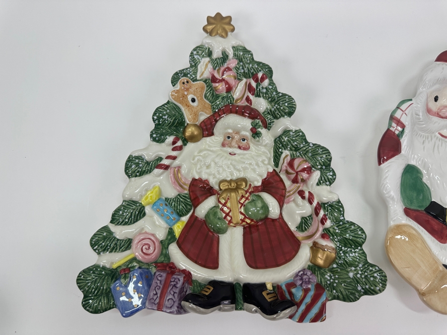 Fritz and Floyd Christmas Platter/Cookie Plates 8.5' W [Photo 2]