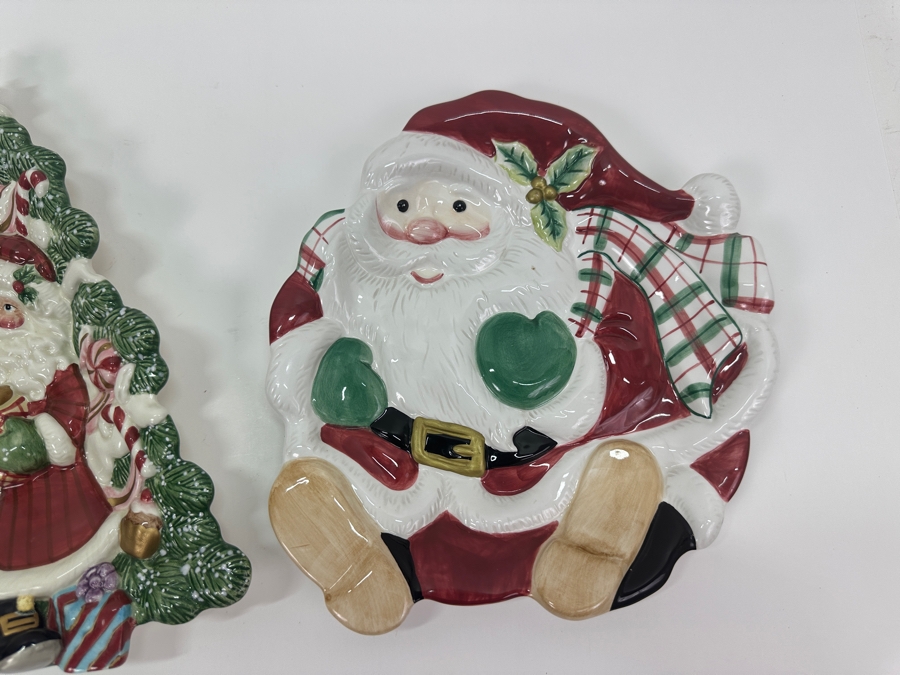 Fritz and Floyd Christmas Platter/Cookie Plates 8.5' W [Photo 3]