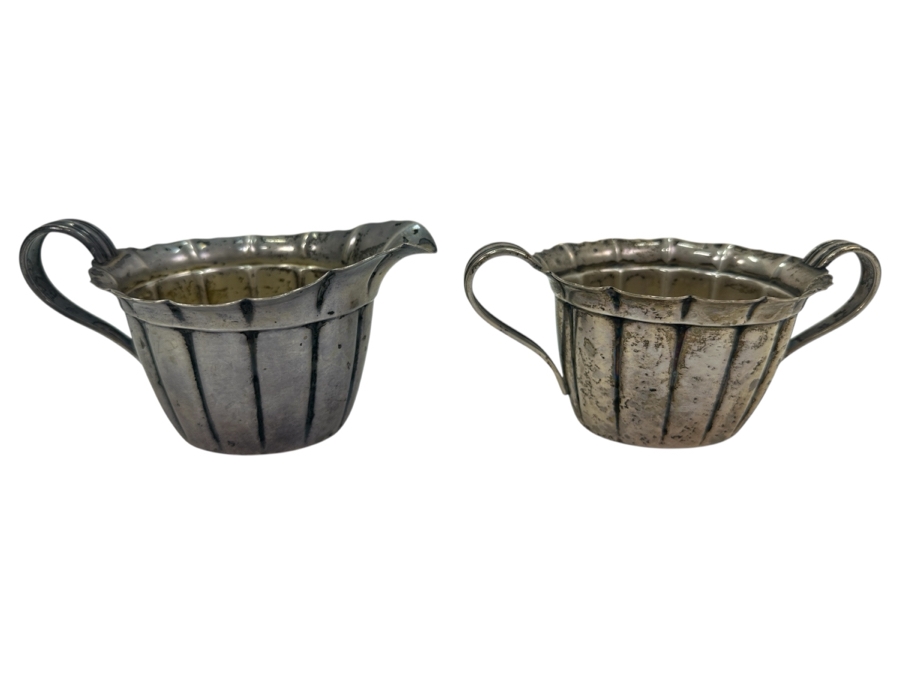 Reed & Barton Sterling Silver Sugar and Creamer Set 261.8g