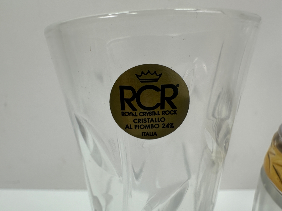 Lenox Majestic Vase 8' H and Set of 2 Royal Crystal Rock Vases 7.5' H [Photo 3]