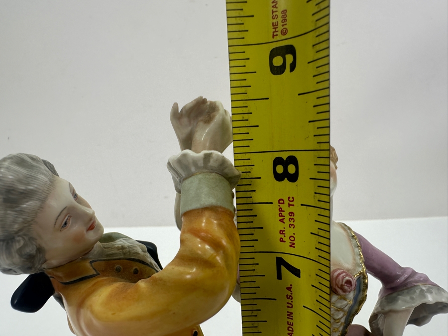 Vintage Hand Painted Italian Capodimonte Porcelain Figurine 8.5'H [Photo 9]