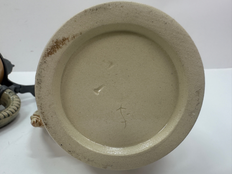 Pair Of German Beer Steins: One With Anheuser Busch, One With Army Aviation Association USAREUR 7'H [Photo 6]