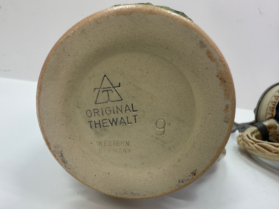 Pair Of German Beer Steins: One With Anheuser Busch, One With Army Aviation Association USAREUR 7'H [Photo 5]