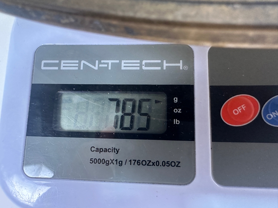 Fisher Sterling Silver Rimmed California Indians Trophy Plate With 10.5' Lenox Rhodora Plate P 471 - Plate Weighs Approximately 510g (Total Weight 785g) - Apx Sterling Silver Weight Is 275g - Apx Silver Melt Value = $270 [Photo 10]