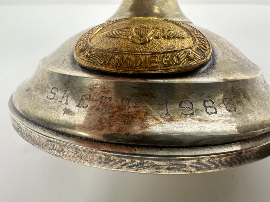 Pair Of Weighted Sterling Silver Candle Holders By Watrous 3.25'H [Photo 3]