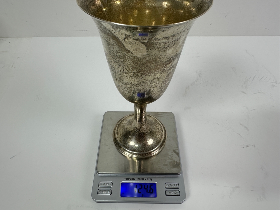 Sterling Silver Goblet By Newport 6 5/8'H 124.6g [Photo 5]