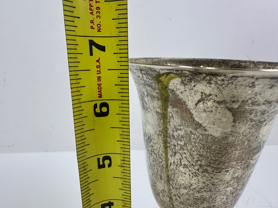 Sterling Silver Goblet By Newport 6 5/8'H 124.6g [Photo 4]
