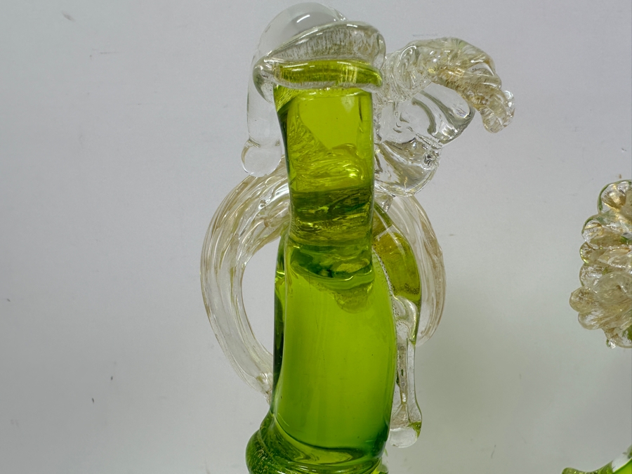 Vintage 1968 Pair Of Signed Gino Fort Murano Glass Sculptures Of A Man And Woman 12'H [Photo 9]