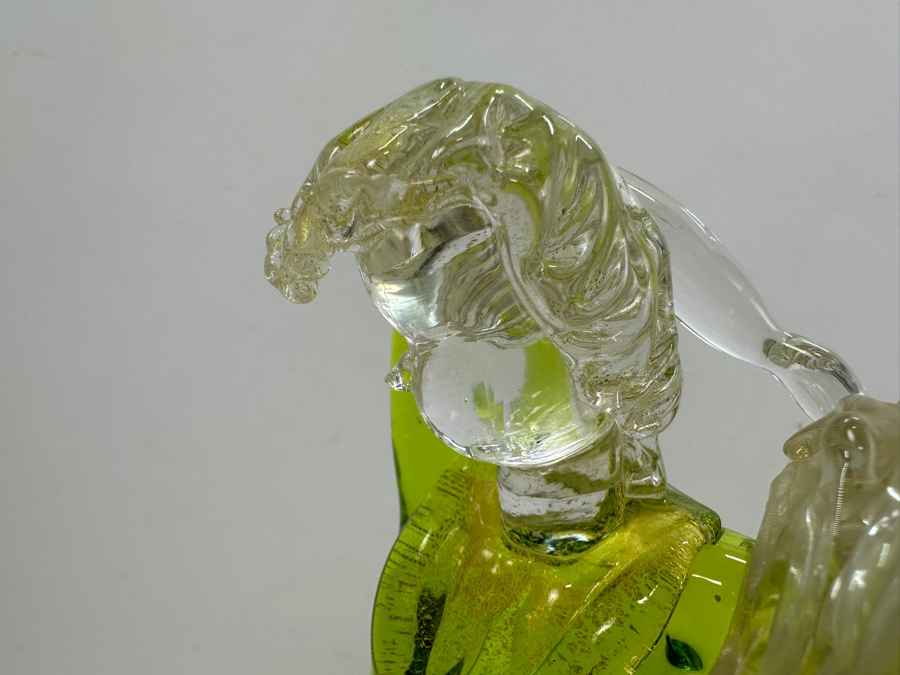 Vintage 1968 Pair Of Signed Gino Fort Murano Glass Sculptures Of A Man And Woman 12'H [Photo 21]