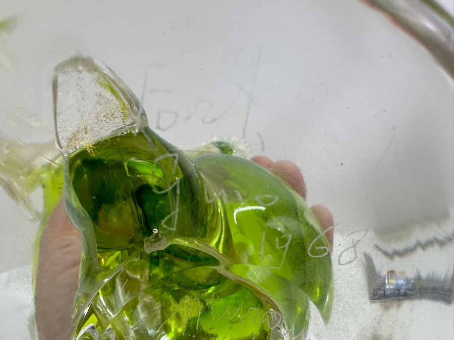 Vintage 1968 Pair Of Signed Gino Fort Murano Glass Sculptures Of A Man And Woman 12'H [Photo 12]