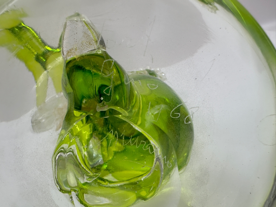 Vintage 1968 Pair Of Signed Gino Fort Murano Glass Sculptures Of A Man And Woman 12'H [Photo 15]