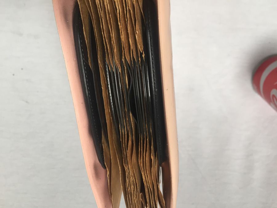 Retro Pink Tune Tote with 45's Vinyl Records [Photo 2]