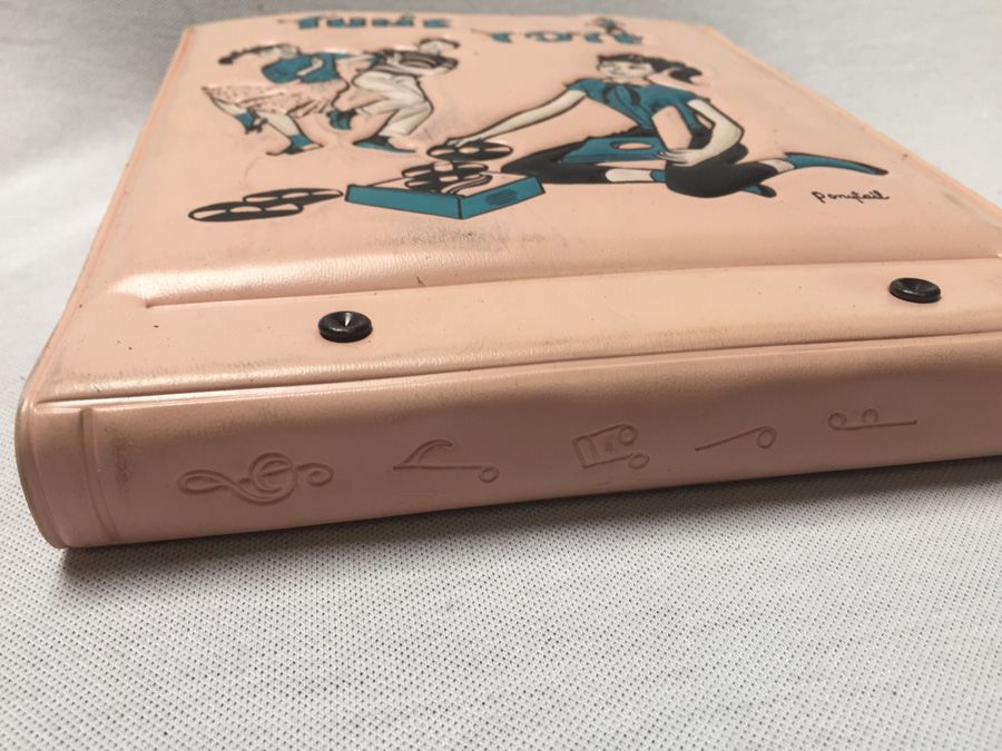 Retro Pink Tune Tote with 45's Vinyl Records [Photo 6]