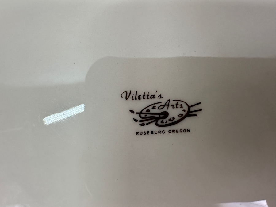 Vintage 1969 California Indians 1919 Golden Anniversary Plate 10.5'W Viletta's Arts Roseburg, OR [Photo 7]