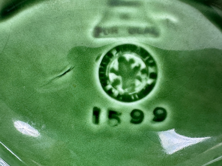 Vintage Bordallo Pinherio Cabbage Leaf Platter 14' x 13.5' [Photo 4]