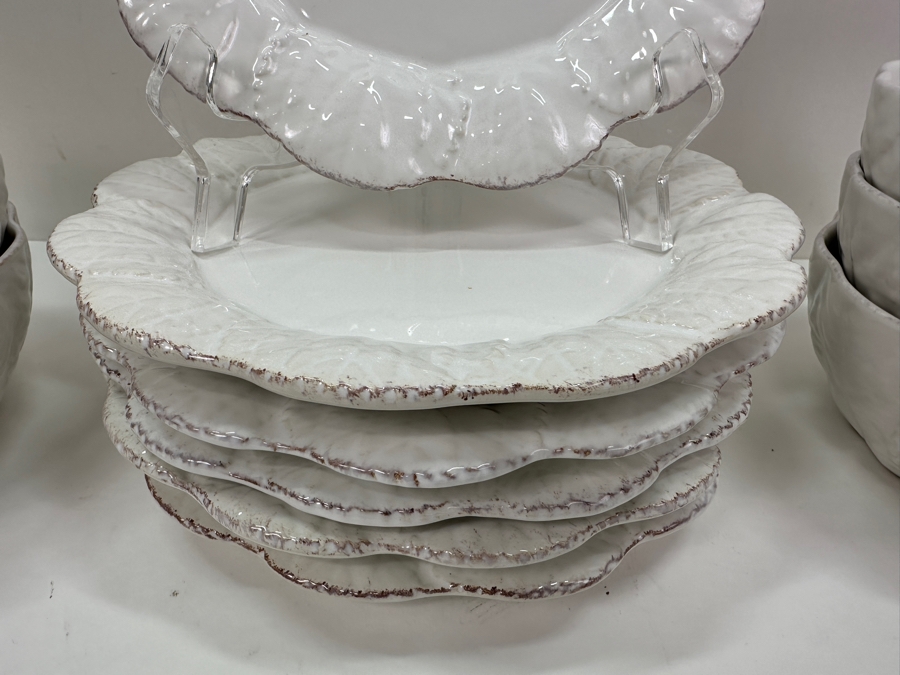 Sur La Table (6) 8.5' Dinner Plates & (6) 6.25' Bowls Made In Portugal [Photo 3]