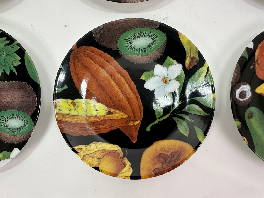 (6) Limoges France Philippe Deshoulieres 5.75' Porcelain Cocktail Plates [Photo 2]