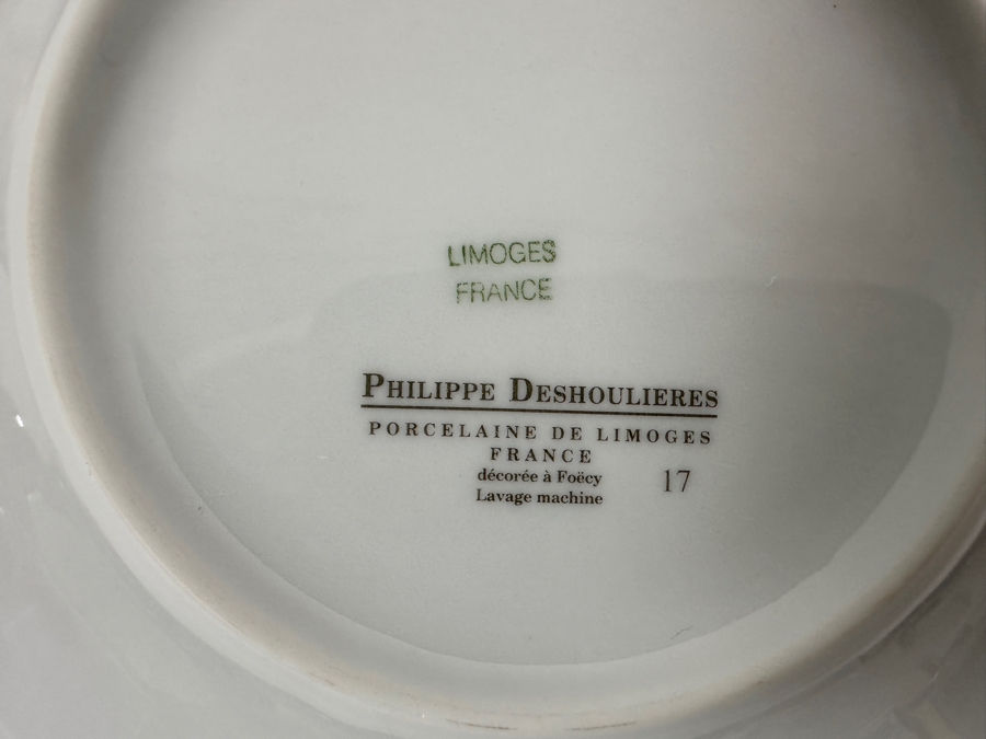 (6) Limoges France Philippe Deshoulieres 5.75' Porcelain Cocktail Plates [Photo 4]