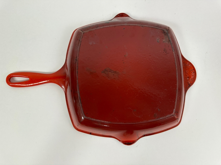 Le Creuset Signature Square Cast Iron Skillet Grill 17' x 11.5'  [Photo 4]