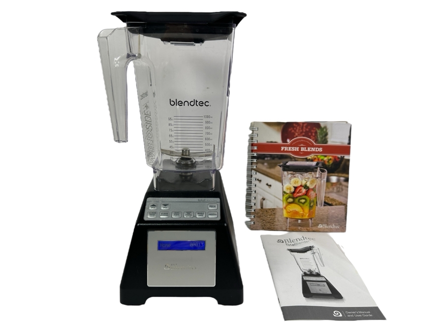 Blendtech ES3 Total Blender with Recipe Book and Manual