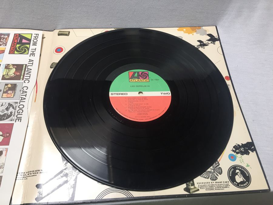 Vinyl Record 33 Led Zeppelin III SD 7201 [Photo 11]