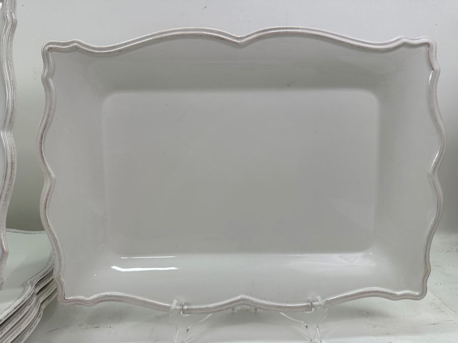 Sur La Table Made In Portugal 13' Charger Plates & 17' Platter Retails $190 [Photo 3]