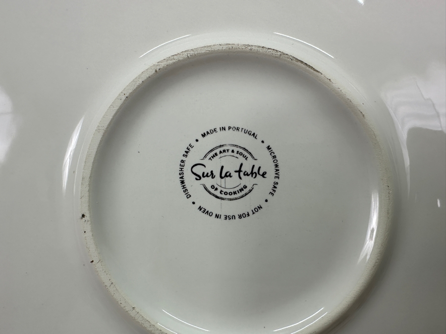 Sur La Table Made In Portugal 13' Charger Plates & 17' Platter Retails $190 [Photo 4]