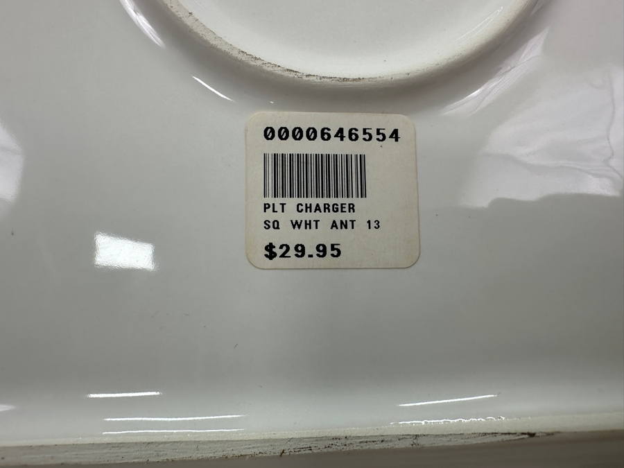 Sur La Table Made In Portugal 13' Charger Plates & 17' Platter Retails $190 [Photo 5]