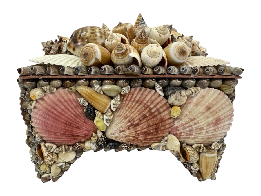 Applied Organic Shell Tissue Box 9W X 6.5D X 7H