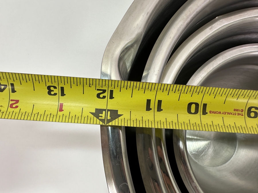 Professional Quality Nesting Stainless Steel Mixing Bowls 12W [Photo 4]