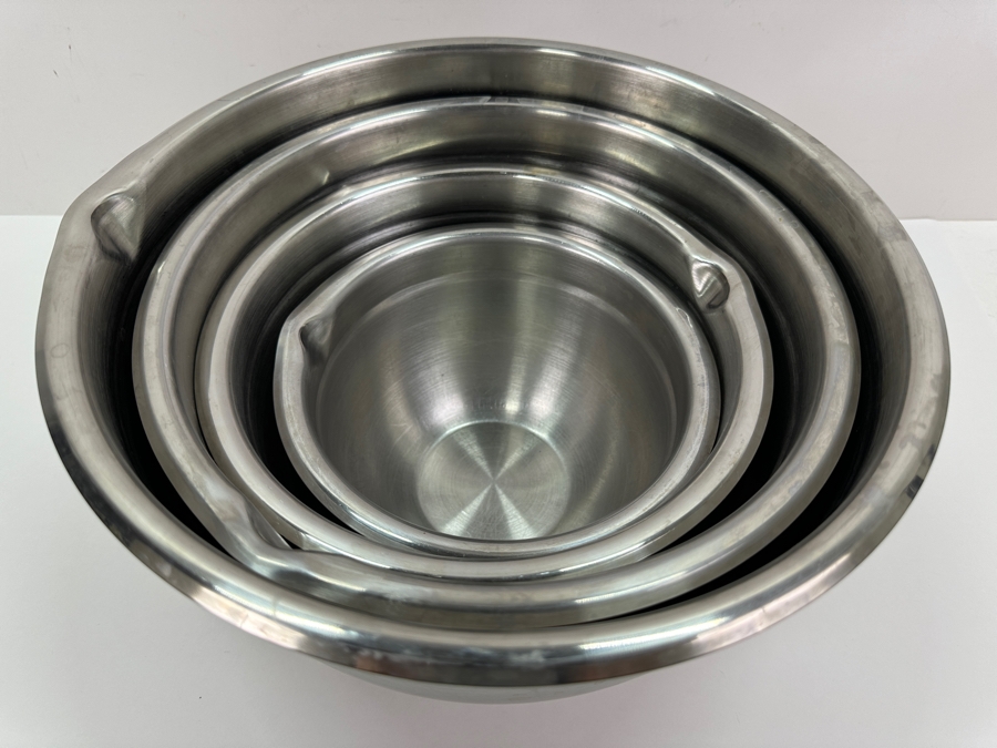 Professional Quality Nesting Stainless Steel Mixing Bowls 12W [Photo 2]