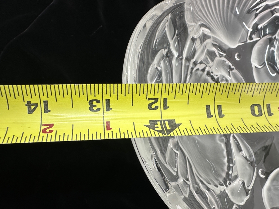 Mikasa Sea Fare Frosted Glass Crab & Shell Bowl 12.5W X 3.5H [Photo 3]