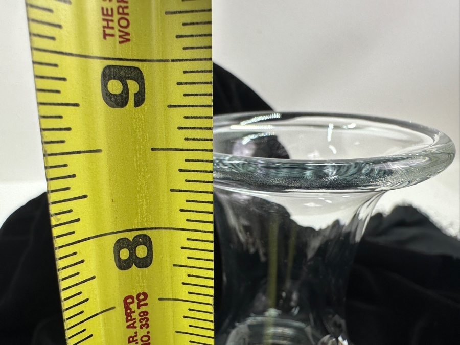 William Yeoward Crystal Glass Classic Carafe Bottle 8.5' H [Photo 5]